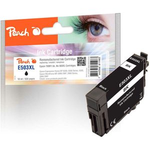 Peach PI200-966 inktcartridge 1 stuk(s) Compatibel Hoog (XL) rendement Zwart