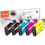 Peach PI200-971 inktcartridge 5 stuk(s) Compatibel Hoog (XL) rendement Zwart, Cyaan, Magenta, Geel