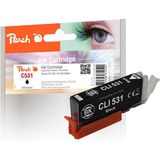 Peach PI100-498 inktcartridge 1 stuk(s) Compatibel Normaal rendement Zwart