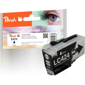 Peach PI500-385 inktcartridge 1 stuk(s) Compatibel Normaal rendement Zwart