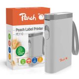 Peach Labelprinter PE - Labelprinter - Wit - Thermodirect - USB en Bluetooth