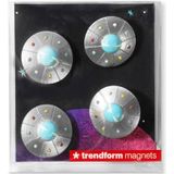 Trendform magneten Ufo set van 4