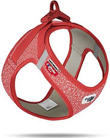 Curli Clasp Vest Geschirr Merino rot Hundegeschirr XL