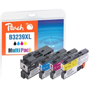 Peach LC-3239XL inktcartridge 4 stuk(s) Hoog (XL) rendement Zwart, Cyaan, Magenta, Geel