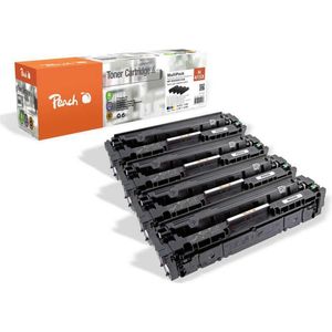 Peach PT1145 tonercartridge 4 stuk(s) Compatibel Zwart, Cyaan, Magenta, Geel