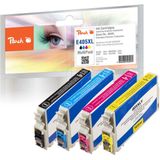 Peach PI200-908 inktcartridge 4 stuk(s) Compatibel Hoog (XL) rendement Zwart, Cyaan, Magenta, Geel