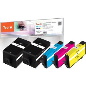Peach PI300-978 inktcartridge 5 stuk(s) Compatibel Zwart, Cyaan, Magenta, Geel