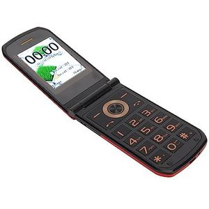 Opvouwbare Telefoon, Ontgrendelde Clamshell Mobiele Telefoon met HD-scherm 100-240V 4800mAh Buiten (EU-stekker)