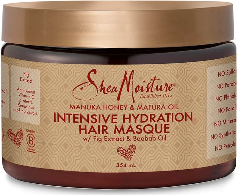 SheaMoisture - Manuka Honey & Mafura Oil - Masker Intensive Hydration - 355 ml