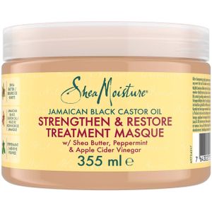 SheaMoisture - Jamaican Black Castor Oil - Haarmasker - 355 ml - Intensieve Voeding voor Beschadigd Haar