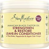 SheaMoisture Strengthen & Restore Leave-In Conditioner - Jamaican Black Castor Oil - zonder siliconen en sulfaten - 431 ml
