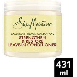 Shea Moisture Jamaican Black Castor Oil Strengthen & Restore Leave-In Conditioner voor krullend haar 431 ml