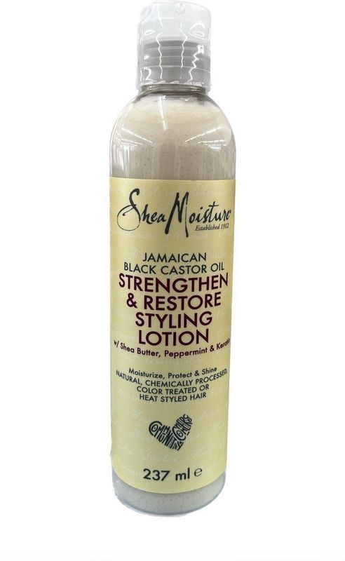 Shea Moisture - Strengthen and Restore - Haarolie - Zwart - Met Zwarte Ricinusolie