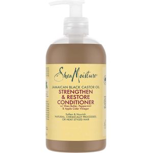 SheaMoisture Strengthen & Restore Conditioner - Jamaican Black Castor Oil - zonder siliconen en sulfaten - 384 ml