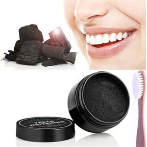 Witte tanden gebit houtskool poeder Whitening 30 gram met speciale bamboe tandenborstel