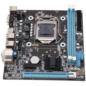 Computermoederbord, Dual Channel DDR3 Micro ATX LGA 1150 Hoge Snelheid H81 Moederbord M.2 NVMe NGFF voor Desktop