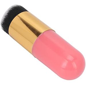 Blush borstel, vloeibare boog foundation borstel voor dagelijkse make-up roze goud
