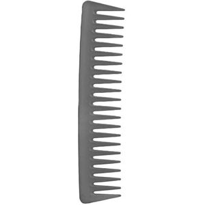 Ontwarrende kam voor haar, ergonomisch ontwerp Kam met brede tanden voor krullend haar voor nat, droog haar(zwart)