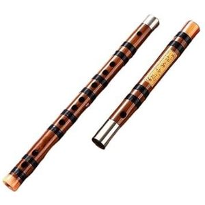 bamboe fluit Professionele Fluit Voor Beginners Kuzhu-fluit Voor Volwassenen, Voor Zelfstudenten, Prestaties Op Instapniveau (Color : Style 2 D key)