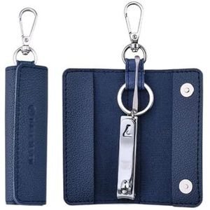 2 stuks nagelknipperset roestvrij stalen teen- en vingernagelknipper verzorgingsgereedschap met oorpick for mannen en vrouwen draagbare sleutelhanger nagelknipperset Manicure Pedicure Sets (Color : C