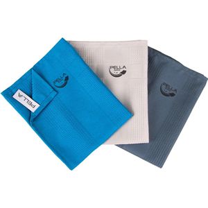 PELLA-NIEUWE formule-Pella Active 3 schoonmaakdoeken-microvezel doek-streeploos-pella doek-autodoek-wonderdoek-chloorproof-poetsmiddelen