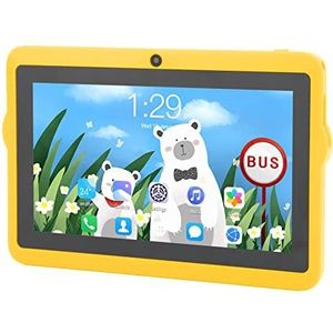 Tablet-pc, Tablet voor Kinderen Enkele Luidspreker Dubbele Camera 5G WIFI Dual-band 100‑240V met Beugel voor Thuis (EU-stekker)