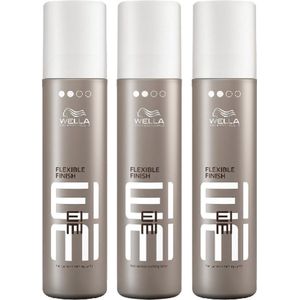 Wella EIMI - Flexible Finish - Non-Aerosol Crafting Spray - Haarspray - 3 x 250ML