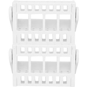 Geschikt voor Nail Art Nail Slijpkophouders, Nail Drill Bits Holders, for Home Beauty Salon(wit)