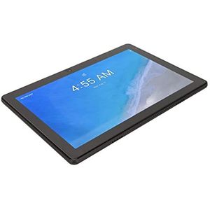 Mini-Tablet, RAM 16G 4G LTE Internet HD-scherm Zwarte Tablet voor Kantoor (EU-stekker)