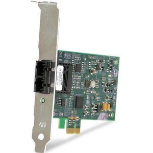 Allied Telesis PCI-Express Fast Ethernet Fiber NIC (ST), 100 Mbps, 6,9 cm, 12,1 cm, 50 g