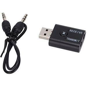 Draadloze zender en ontvanger, stabiele Bluetooth-adapter Lage latentie Draagbaar Gebruiksvriendelijk voor tv-stereosysteem