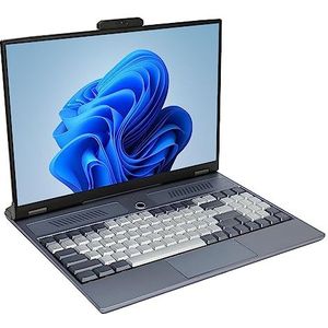 Draagbare Laptop, Digitale Laptop 2,9 GHz 1,9 MP Camera Quad Core 4.2 16 Inch met Vervangende Keycap voor Recreatie voor 11 (16 GB + 128 GB EU-stekker)