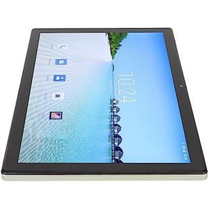 Android-tablet 10,1 Inch, 1280 X 800 HD Android 8.1-tablet, 4G-beltablet met 128 GB Uitbreidbaar, Voorzijde 5 MP Achterzijde 13 MP, 2 GB RAM 32 GB ROM, WiFi, Bluetooth, 5000 MAh (Groente)