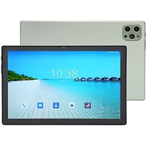 10,1 Inch Android-tablets, 4G LTE 5G WiFi IPS HD-touchscreentablet met Octa Core CPU, 2 GB RAM 32 GB ROM, 4000 MAh Batterij met Lange Levensduur, 5 MP Camera aan de Voorkant en 13 (Groente)