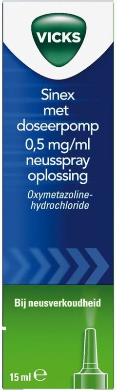 Vicks - Sinex - Neusspray - 15 ml - Oxymetazolinehydrochloride