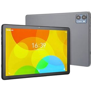 HD-Tablet, 8 GB RAM 128 GB ROM 10,1 Inch Tablet 8800 MAh Batterij HD IPS Dubbele Camera voor op Reis (Grijs)