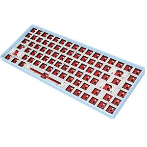 84 Toetsen Mechanisch Toetsenbord DIY-kit, Type C Bedraad 5V DC 3.0 5.0 84 Toetsen Hotswap-toetsenbordkit RGB-licht voor (Blauw)