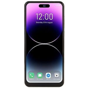 Smartphone met Gezichtsherkenning, 2.4G 5G Dual Band WiFi 6,6 Inch Incell HD-scherm 4G Mobiele Telefoon 100V Tot 240V met Oortelefoon voor Telefoongesprekken (EU-stekker 100-240V)