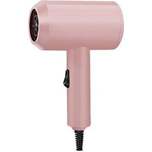 floatofly Haardroger T-vormige 3 versnellingen Hoogwaardige creatieve roterende mondstuk Mini föhn Roze