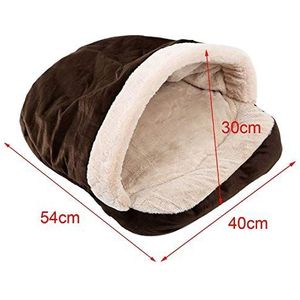 Wudimaoyiyouxian Pet Soft Bed House, Winter Warming Nest Mat Voor Kleine Honden, Slaapzak Voor Chihuahua Teddy Kennels, M, andere