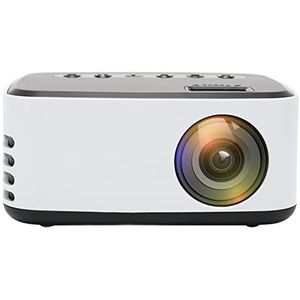 1080P Mini-projector, Full HD Draagbare WiFi-videoprojector met HDMI USB AV Audio TV-stick Afstandsbediening, Outdoor Home Theater-filmprojector voor Smartphone-laptop(EU)