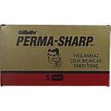 Gillette - Perma-Sharp - Scheermesjes - Roestvrij Staal - Dubbelzijdig