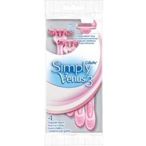 Gillette - Venus Simply 3 Plus - Wegwerp Scheermessen - 3 st