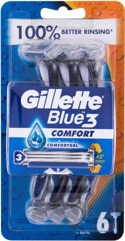 Gillette Blue3 Disposable Razors 6 st