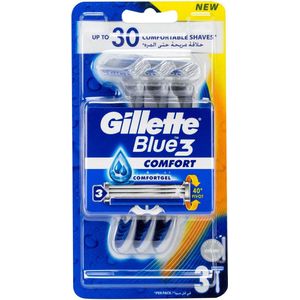 Gillette Blue 3 Wegwerpmesjes  3 st.