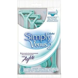 Gillette Venus Simply 2 Wegwerpmesjes 8 stuks