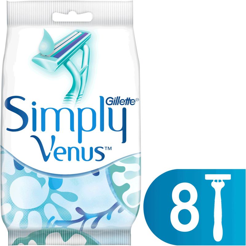 Gillette Venus Simply 2 Wegwerpmesjes 8 stuks