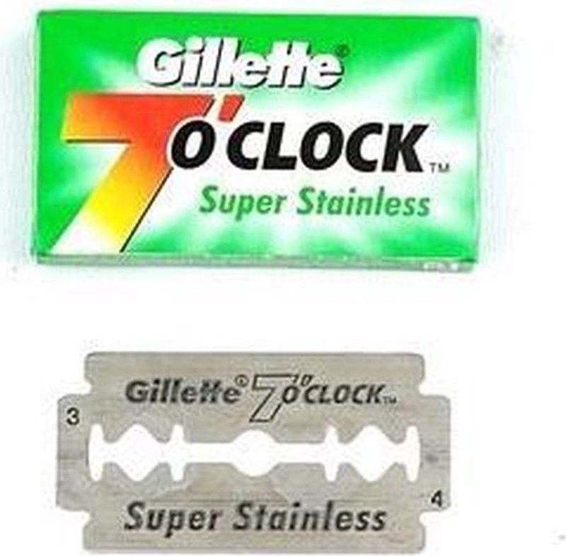 Gillette - 7 O'Clock Double Edge - Scheermesjes - 60 Stuks