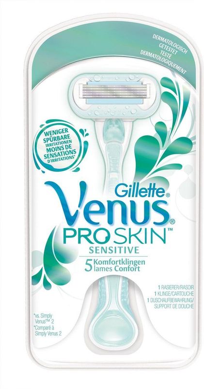 Gillette - Venus Proskin Sensitive - Scheermesjes - 5 Stuks - Dermatologisch Getest
