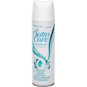 Gillette Scheergel satin care pure & delicate 200ml